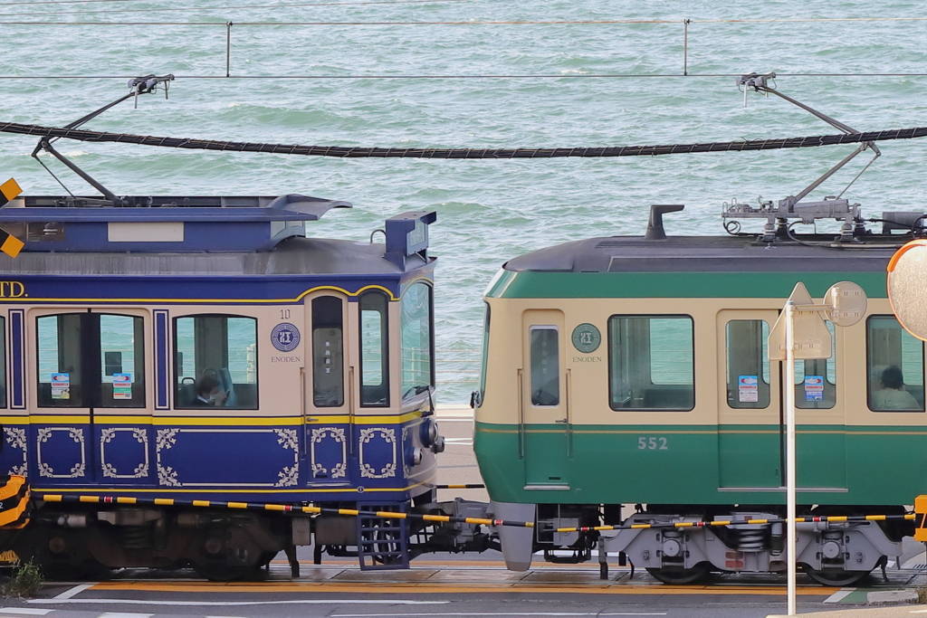 江ノ電（鎌倉高校前駅～七里ヶ浜駅）