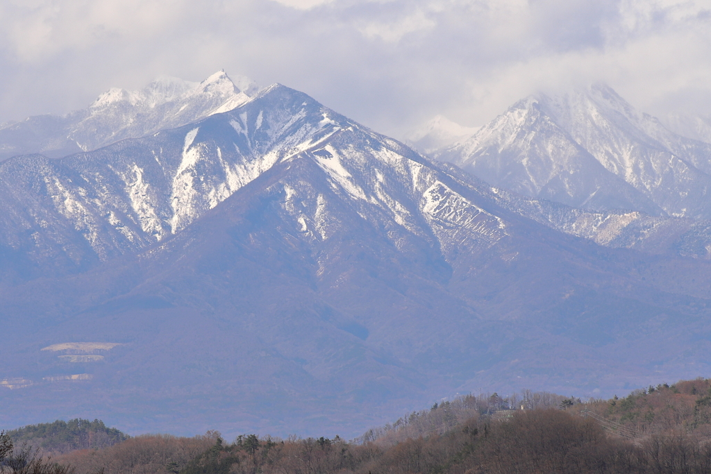 わに塚から見た八ヶ岳（蔵出）
