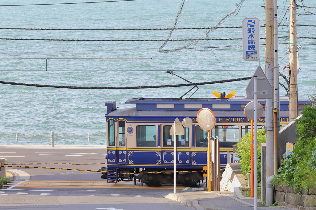 江ノ電（鎌倉高校前駅～七里ヶ浜駅）