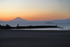 森戸海岸から