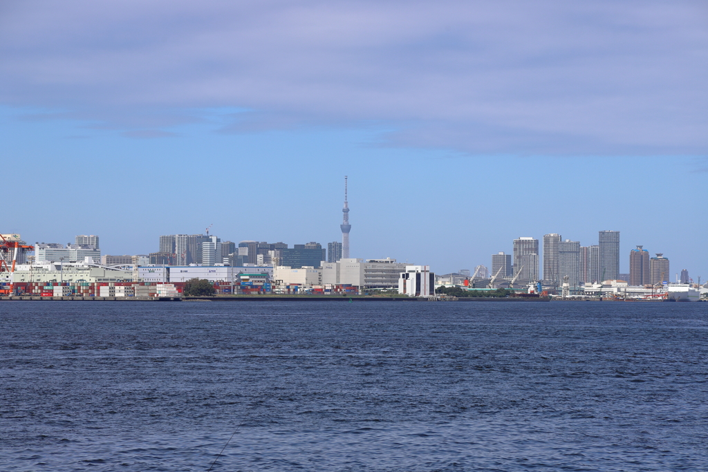 城南島から見える風景
