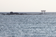 森戸神社から海の鳥居