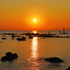 森戸の夕日