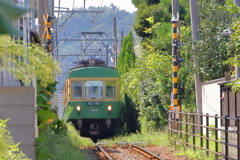 江ノ電（和田塚駅～由比ヶ浜駅）