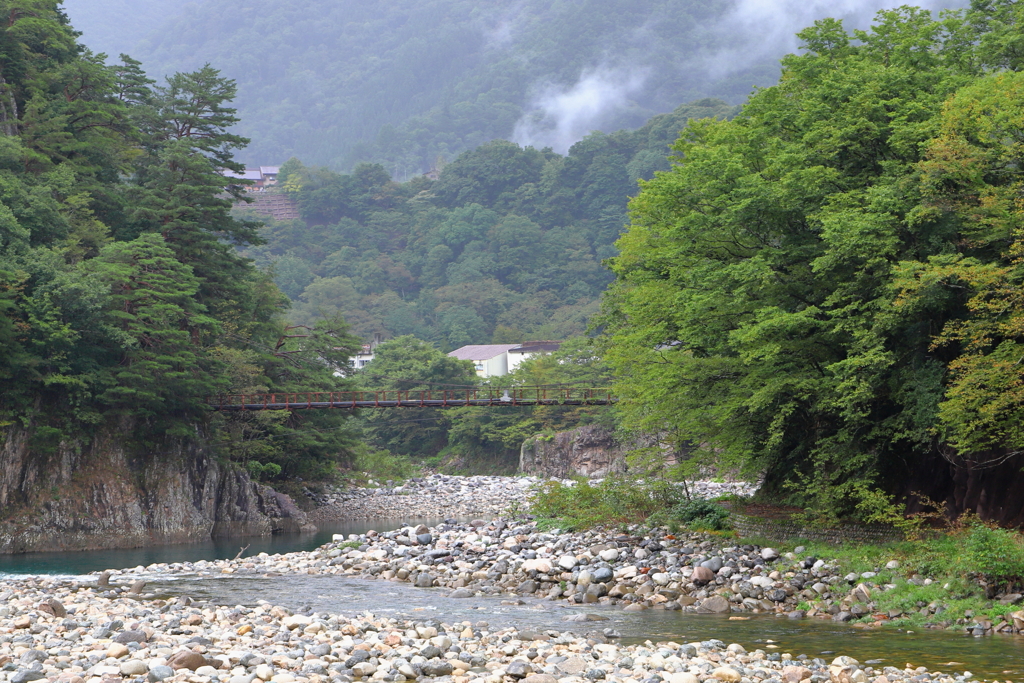 白川郷を流れる荘川