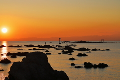 森戸の夕日