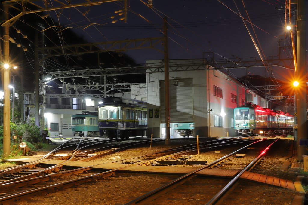 江ノ電 （極楽寺車庫）