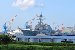 横須賀の港風景