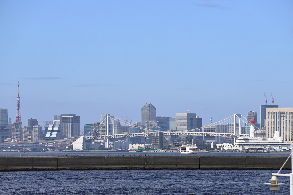 城南島から見える風景