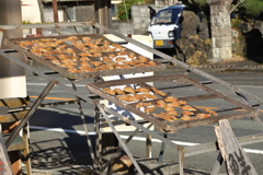 天日干し