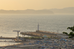 江ノ島から日の出の頃