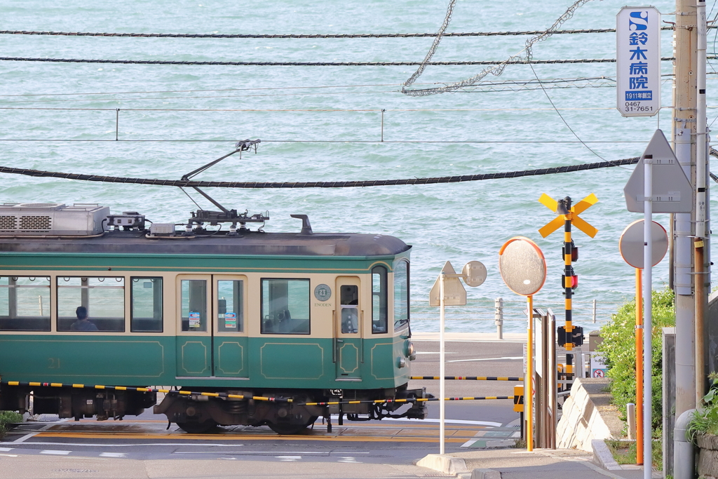江ノ電（鎌倉高校前駅～七里ヶ浜駅）