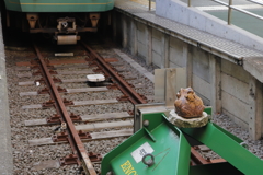 江ノ電 （鎌倉駅の車止め）