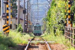 江ノ電（和田塚駅～由比ヶ浜駅）