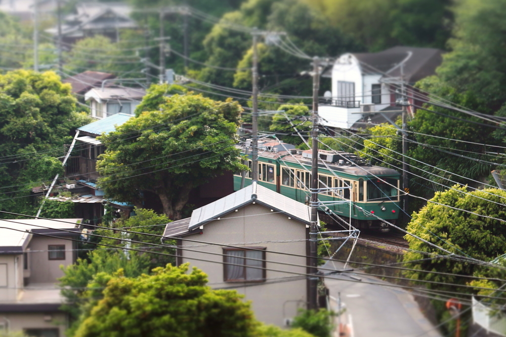 江ノ電（極楽寺～七里ヶ浜）