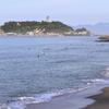 江の島を見ながら