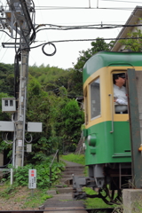 江ノ電　極楽寺付近の路地