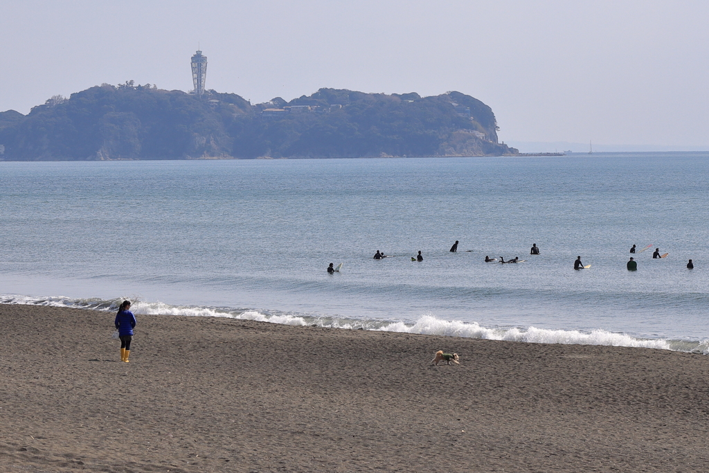 江の島 （鵠沼より）