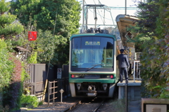 江ノ電（和田塚駅）