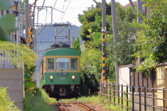 江ノ電（和田塚駅～由比ヶ浜駅）