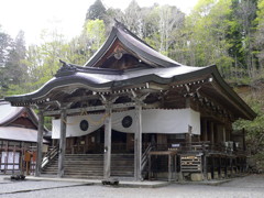 春の戸隠神社（中社）