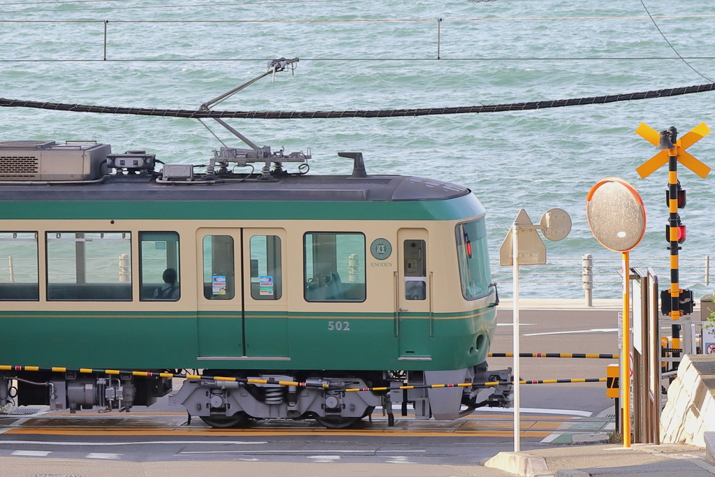 江ノ電（鎌倉高校前駅～七里ヶ浜駅）