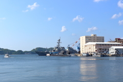 横須賀の港風景