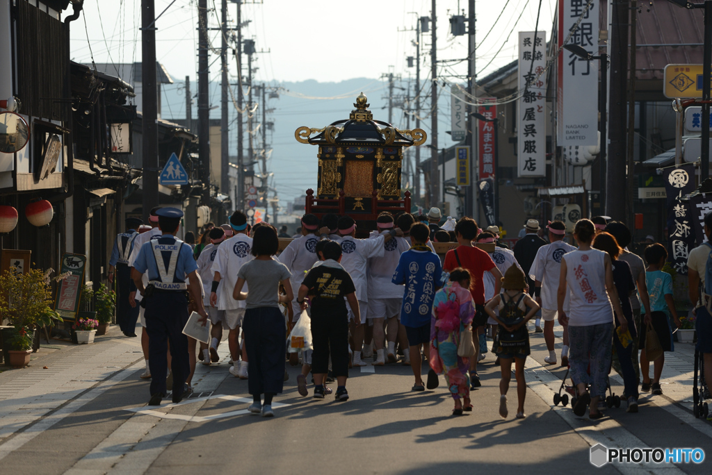 夏の後姿