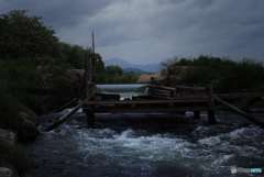 簗（やな）　千曲川