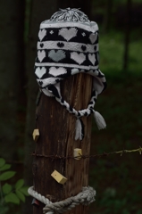 初夏のニット帽