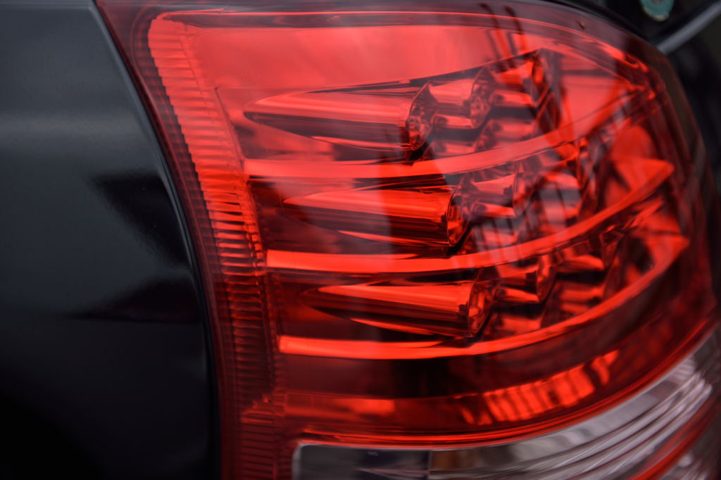 黒い車のディテール（後）