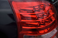 黒い車のディテール（後）