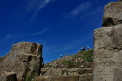 東尋坊0128「空高し」