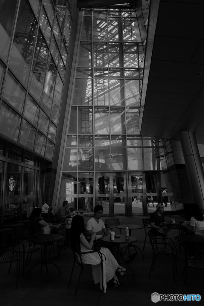 モノクロ軟調ローキー六本木