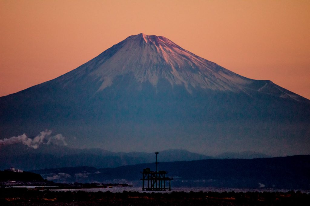 富士山をレタッチしてみた。