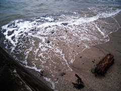 曇りの日の海３