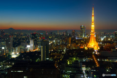 年始の東京夜景