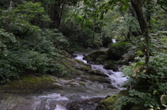 龍神の滝 への休憩