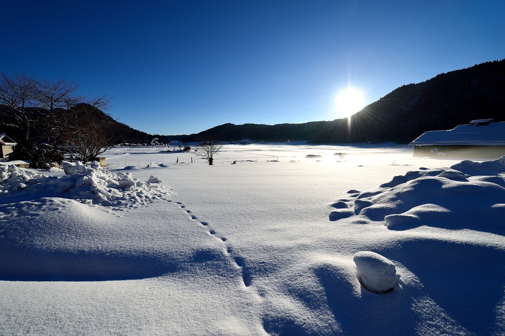 雪国の朝（IN長野）