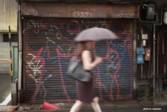 雨の中崎町