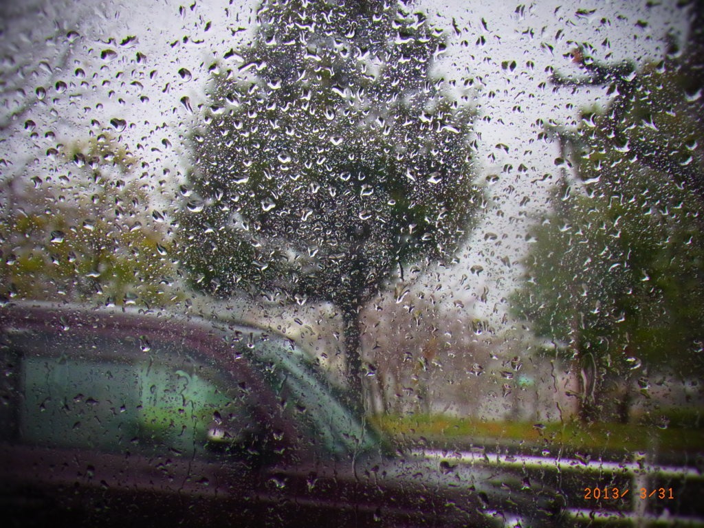 雨の車窓