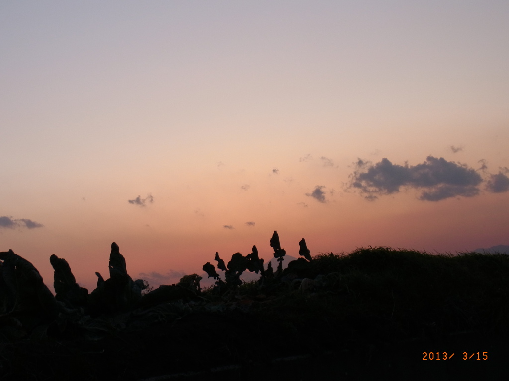 夕暮れ