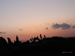 夕暮れ