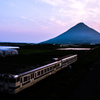 薩摩富士夕景