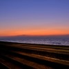 夕陽と駅