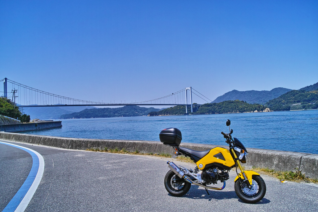 しまなみ海道原付ツーリング