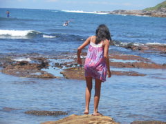 walk barefoot
