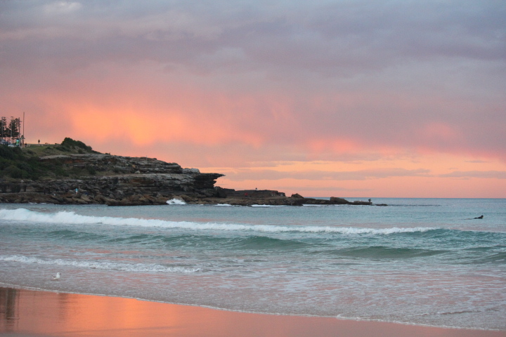 at dusk