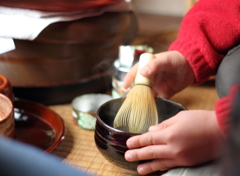 次男お抹茶をたてるの巻　その壱
