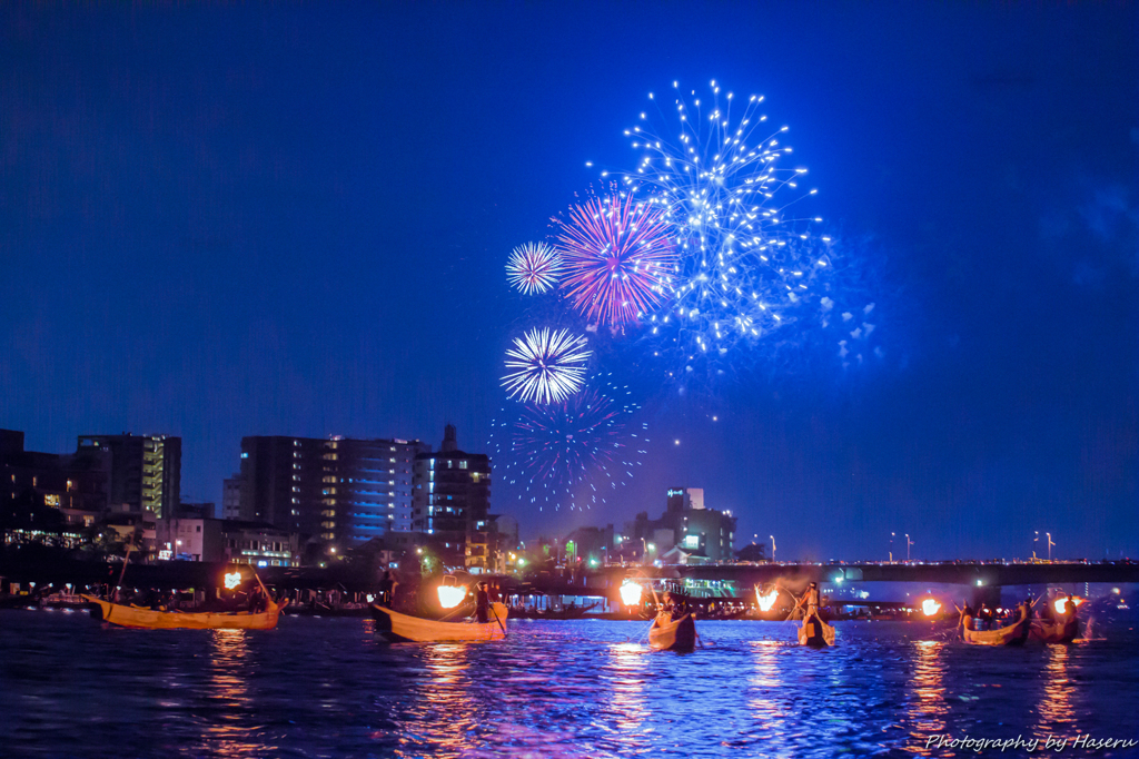 真夏の長良川